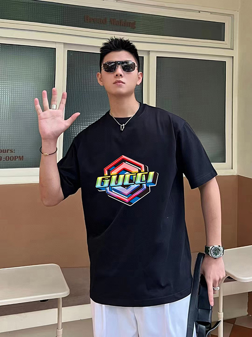 グッチ  新しいファッション半袖Tシャツ