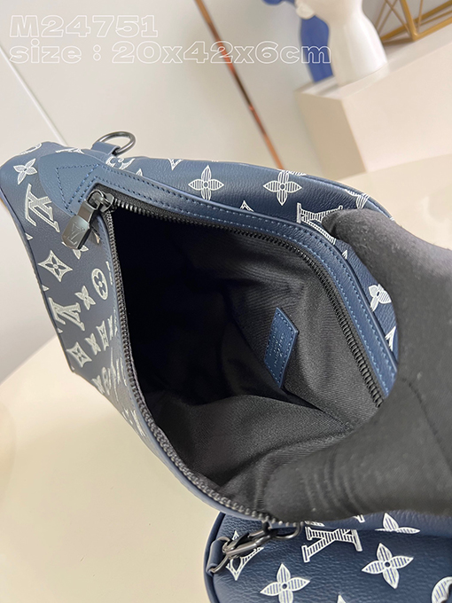 ルイヴィトン  モノグラムシャドウ牛革デュオショルダーバッグ M24751