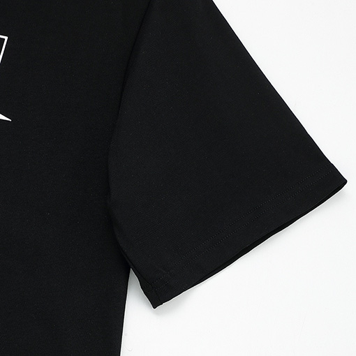 バレンシアガ  新しい大きなフォームプリントラウンドネック半袖Tシャツ