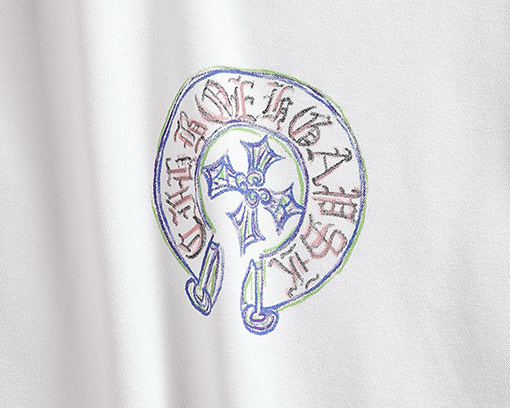 クロムハーツ  新しいファッションラウンドネック半袖Tシャツ