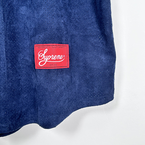 SUPREME SS24 ULTRASUEDE MESH BASEBALL JERSEYメッシュベースボールジャージ