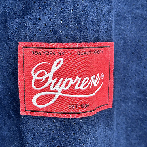 SUPREME SS24 ULTRASUEDE MESH BASEBALL JERSEYメッシュベースボールジャージ