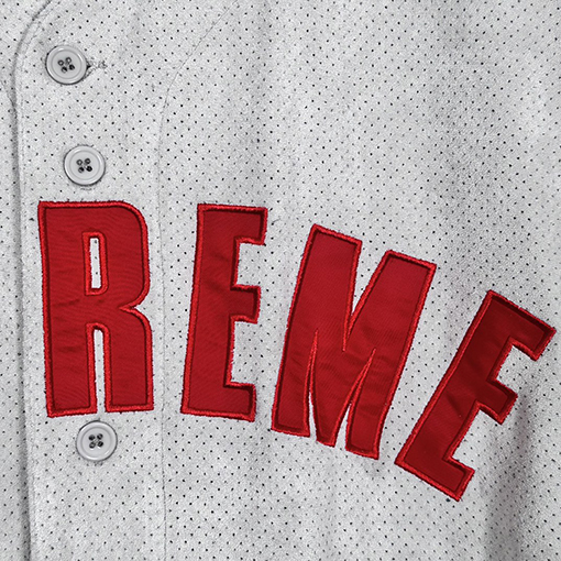 SUPREME SS24 ULTRASUEDE MESH BASEBALL JERSEYメッシュベースボールジャージ