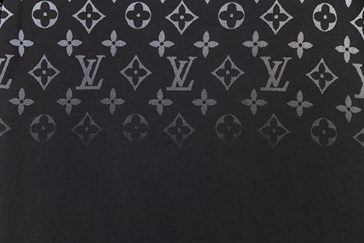 ルイヴィトンコピー   新しいグラデーションアルファベット カップルカジュアル半袖Tシャツ