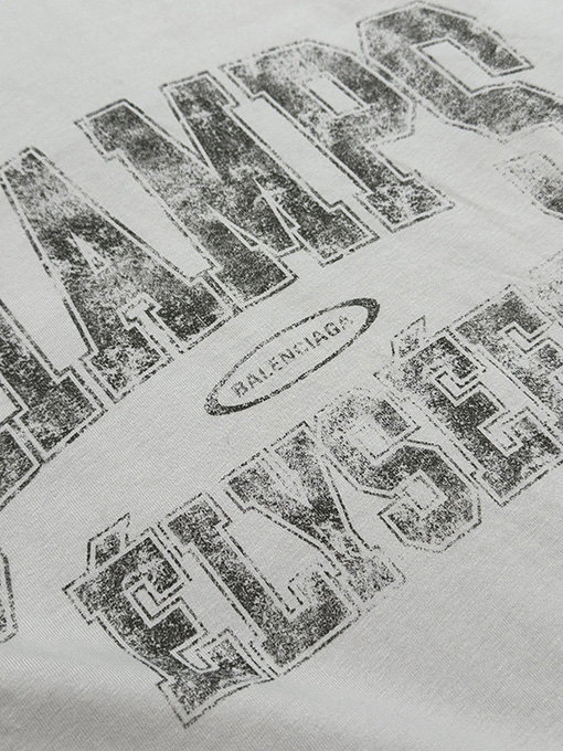 バレンシアガ 新作 SAINT GETMAINプ リント半袖Tシャツ