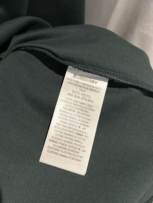 バーバリー  新しい乗馬騎士ロゴデカールコットン半袖Tシャツ