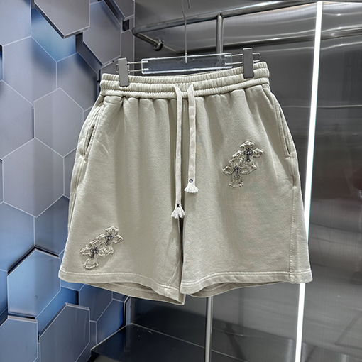 クロムハーツスーパーコピー   クロスステッカー刺繍ショーツ