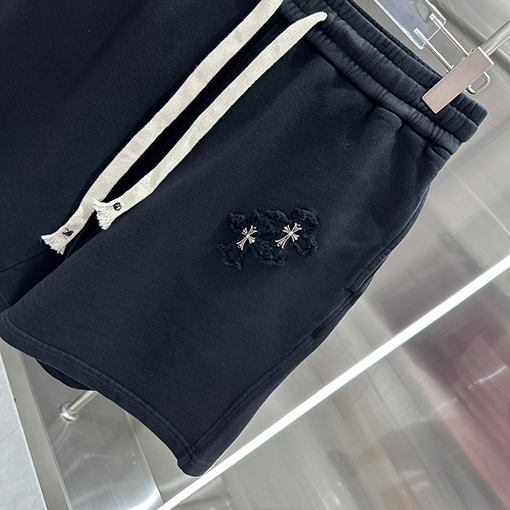クロムハーツスーパーコピー   クロスステッカー刺繍ショーツ