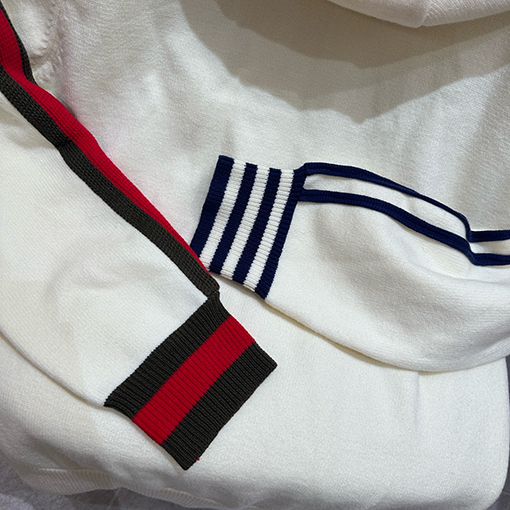 Gucci X Adidas  ウェビング GG アルファベットニットパーカー