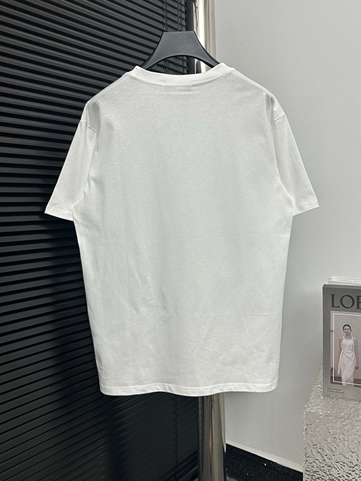 グッチXバレンシアガ ベルベットクルーネックTシャツ
