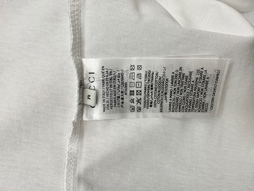 グッチXバレンシアガ ベルベットクルーネックTシャツ