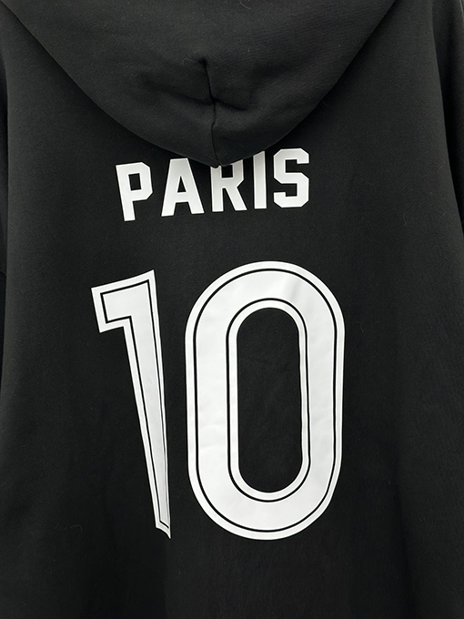 バレンシアガ PARIS SOCCER HOODIEミディアムサイズジッパーパーカー