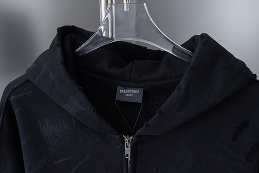 バレンシアガ  OVERSIZED フロントタワーカーディガンジッパーパーカー