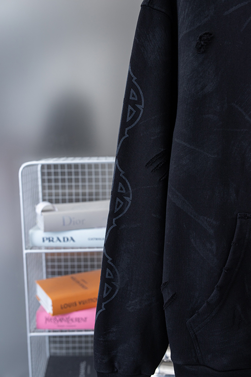 バレンシアガ  OVERSIZED フロントタワーカーディガンジッパーパーカー