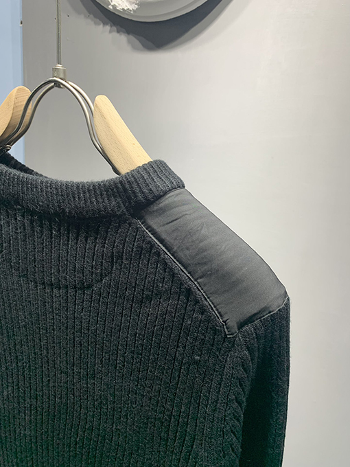 プラダ 24 FW カシミヤウール混紡パッチワークポケットセーター 