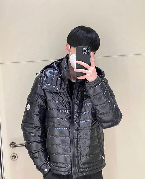 モンクレール メンズ Moncler Lauros フード付きダウンジャケット