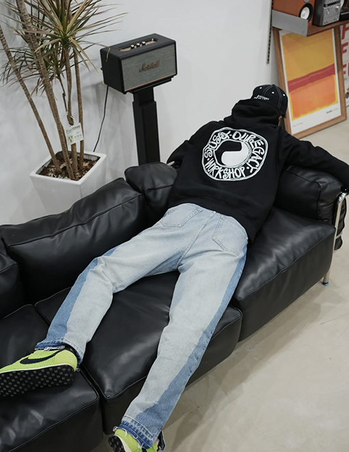 Stussy x OUR LEGACYコラボ太極パーカー