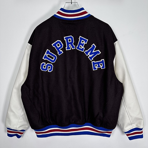 シュプリーム  秋冬コレクションTIGER VARSITY JACKET刺繍ラベリングタイガーベースボール服