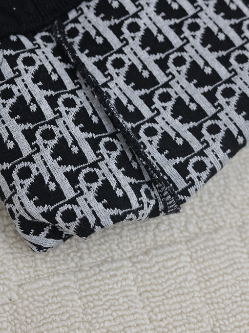 ディオール 新しい文字刺繍カシミヤニットパンツ