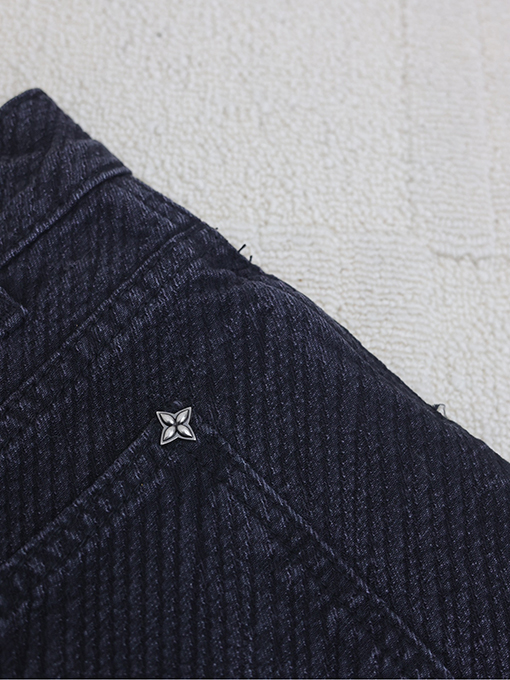 ルイヴィトン 24Fw グラデーションの大きなロゴジーンズ