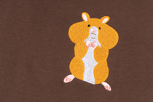 ロエベ コラボレーション刺繍ウサギフード付きパーカー