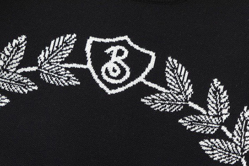 バーバリースーパーコピー クラシックな麦穂刺繍ラウンドネックセーター