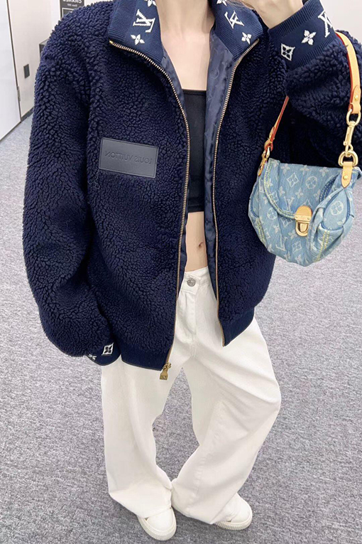 ルイヴィトン 24ssテディ長袖コート