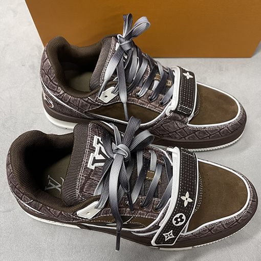 ルイヴィトンコピー Louis V Trainer Sneaker 24FW マジックテープシリーズ スニーカー