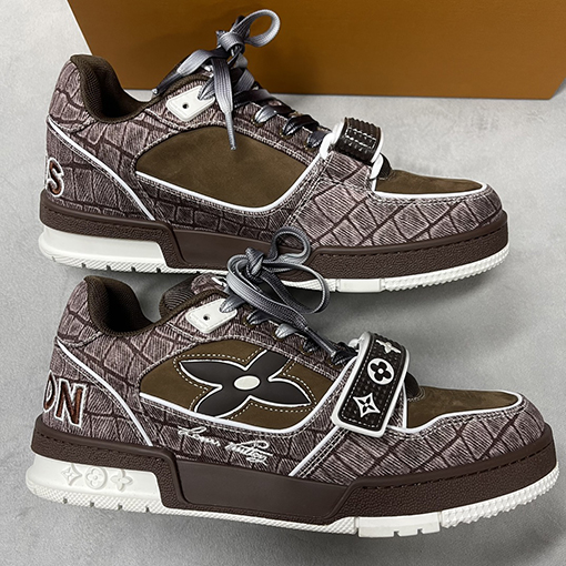 ルイヴィトンコピー Louis V Trainer Sneaker 24FW マジックテープシリーズ スニーカー