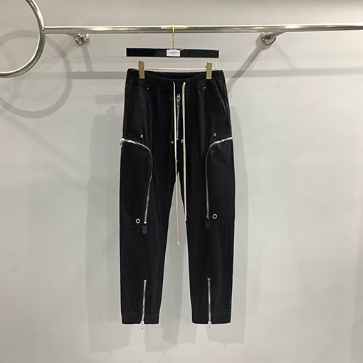 リックオウエンスRick Owensスーパーコピージップ カーゴパンツ メンズ