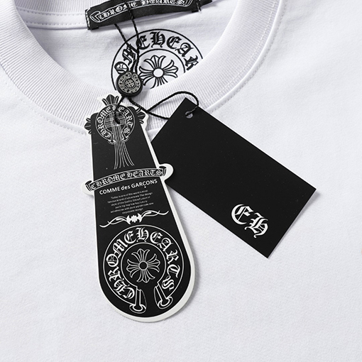 クロムハーツシリコン馬蹄十字架新モデル半袖Tシャツ