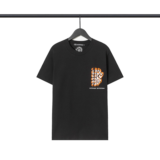 クロムハーツシリコン馬蹄十字架新モデル半袖Tシャツ