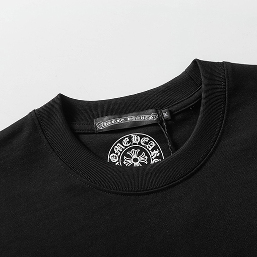 クロムハーツシリコン馬蹄十字架新モデル半袖Tシャツ