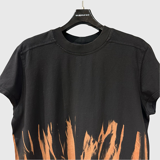 リックオウエンスクラフトレディースクールネックコットンTシャツ