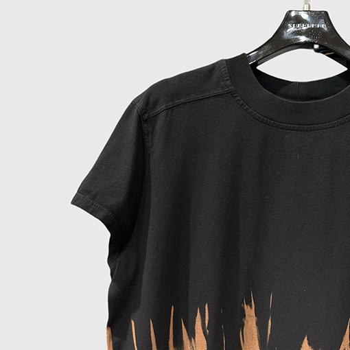リックオウエンスクラフトレディースクールネックコットンTシャツ