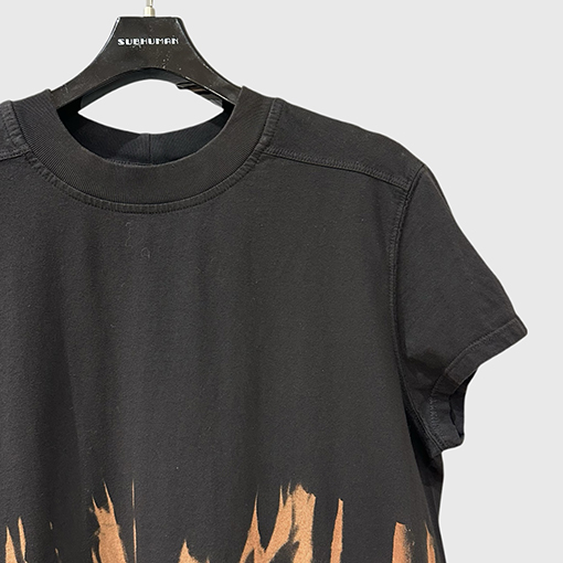リックオウエンスクラフトレディースクールネックコットンTシャツ