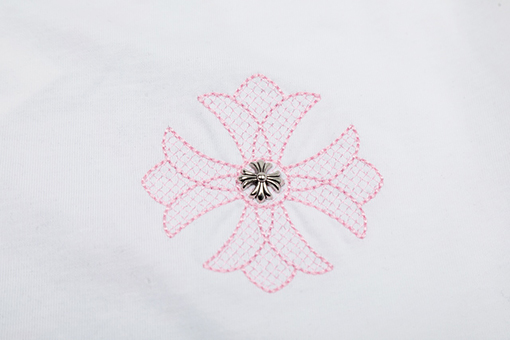 クロムハーツメッシュ透視刺繍半袖シャツ