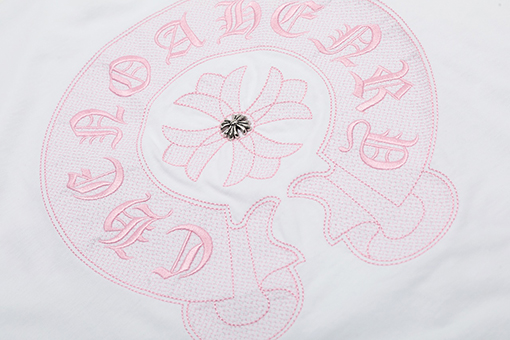 クロムハーツメッシュ透視刺繍半袖シャツ
