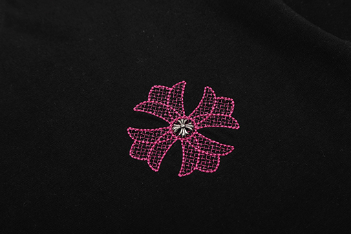 クロムハーツメッシュ透視刺繍半袖シャツ