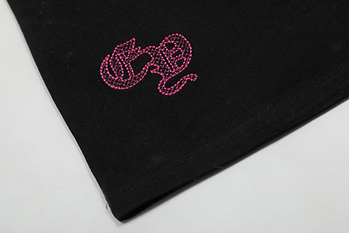 クロムハーツメッシュ透視刺繍半袖シャツ