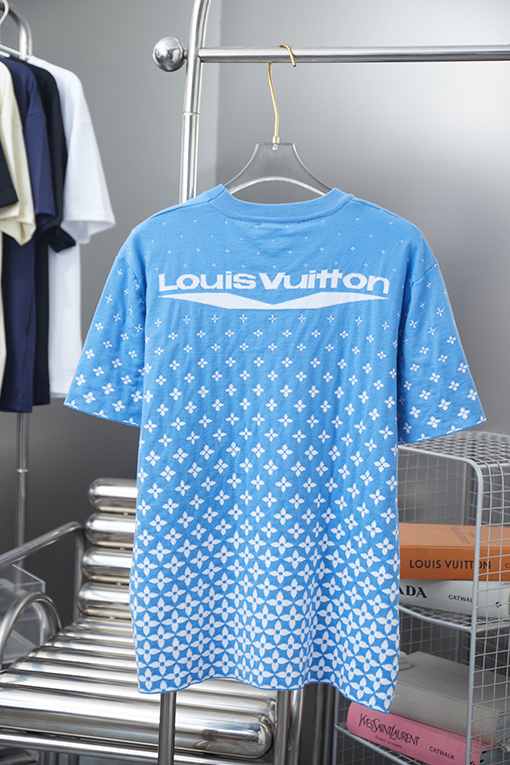 ルイヴィトンスーパーコピー25ss新しいコットングラデーションTシャツ