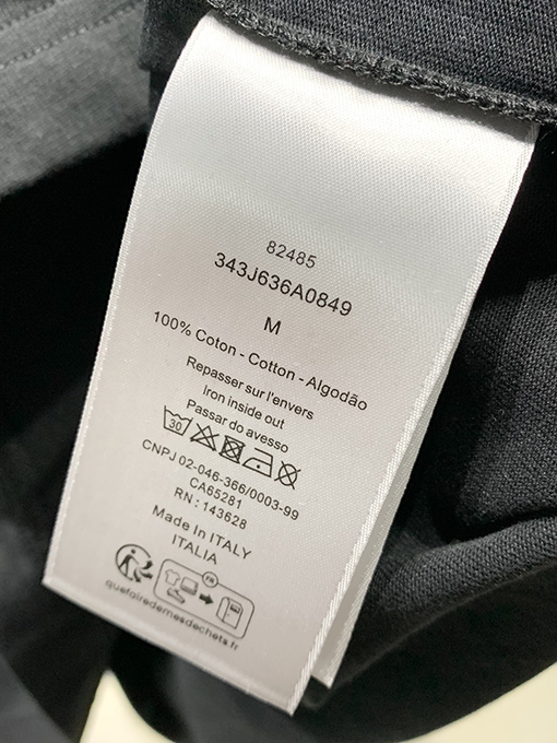 ディオールスーパーコピー新しいロゴプリントTシャツ