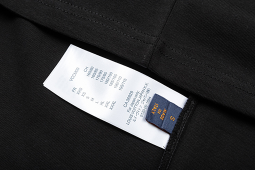 ルイヴィトン チェック柄のアルファベットプリント半袖Tシャツ