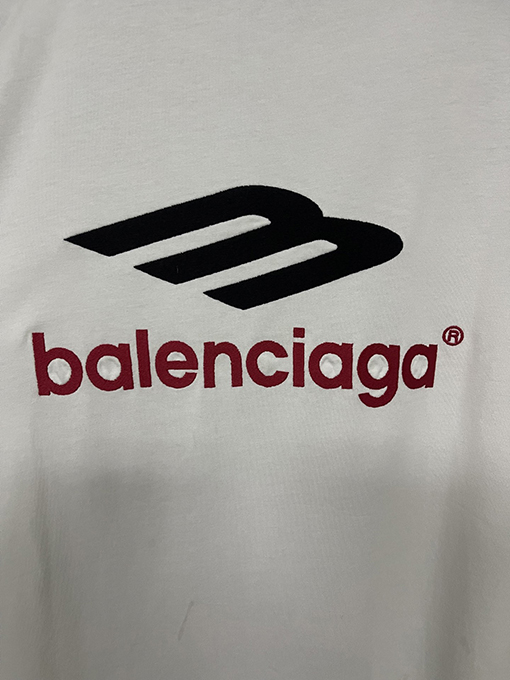 バレンシアガ 3m ヴィンテージ刺繍半袖Tシャツ