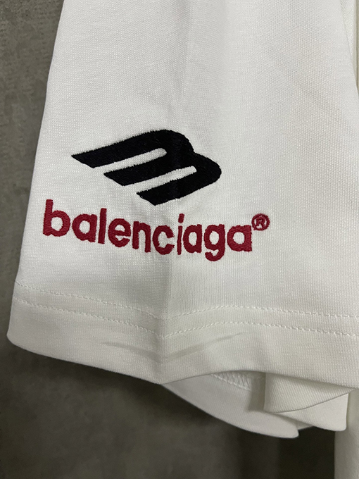 バレンシアガ 3m ヴィンテージ刺繍半袖Tシャツ