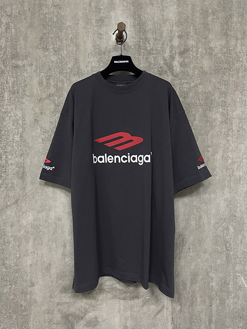 バレンシアガ 3m ヴィンテージ刺繍半袖Tシャツ