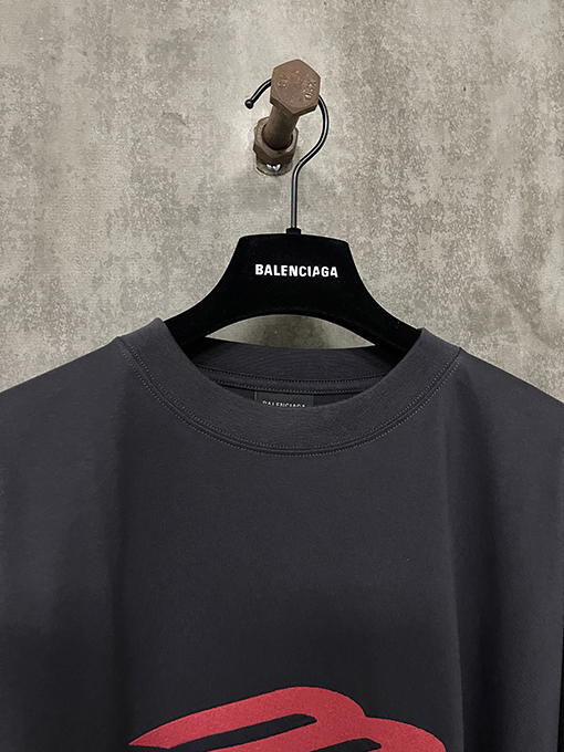 バレンシアガ 3m ヴィンテージ刺繍半袖Tシャツ