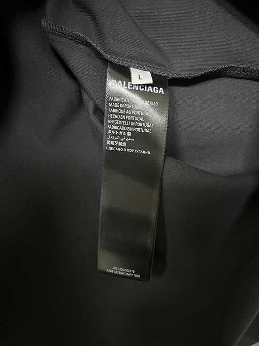 バレンシアガ 3m ヴィンテージ刺繍半袖Tシャツ