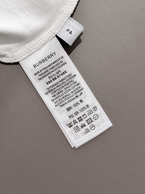 バーバリー 新しいプリント半袖Tシャツ
