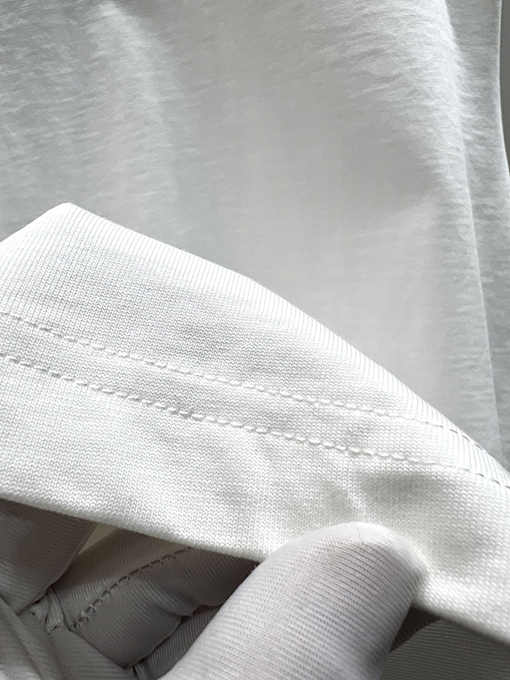 バレンシアガ 新しいネックラインのアルファベットプリントロゴ半袖Tシャツ